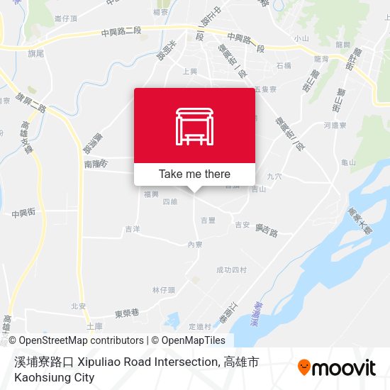 溪埔寮路口 Xipuliao Road Intersection map