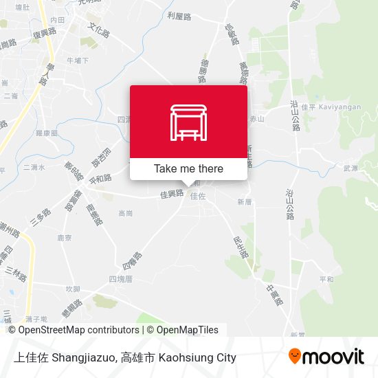 上佳佐 Shangjiazuo map