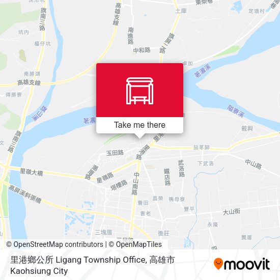 里港鄉公所 Ligang Township Office map