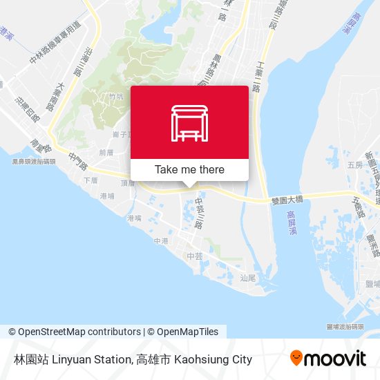 林園站 Linyuan Station地圖