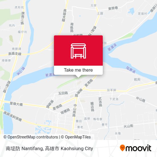 南堤防 Nantifang map