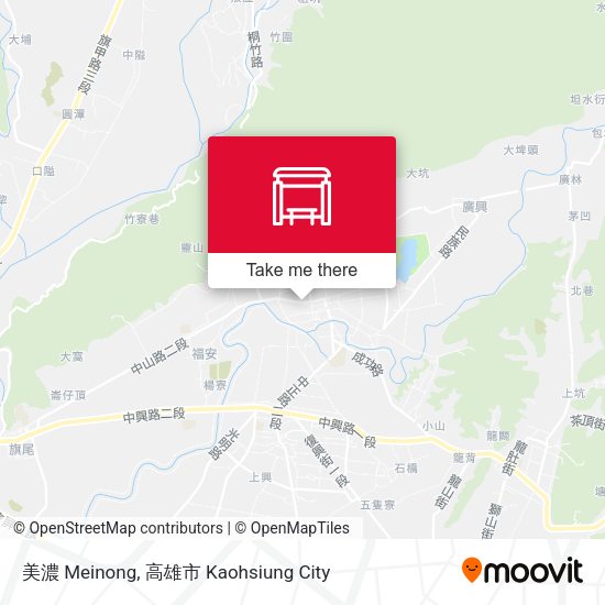 美濃 Meinong地圖