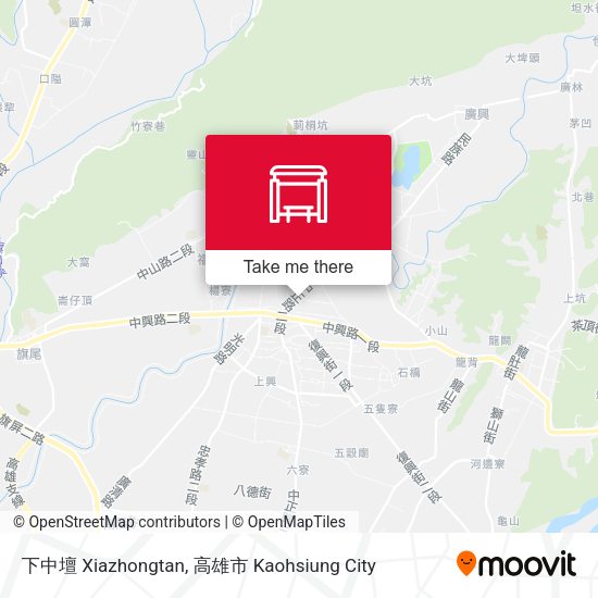 下中壇 Xiazhongtan map
