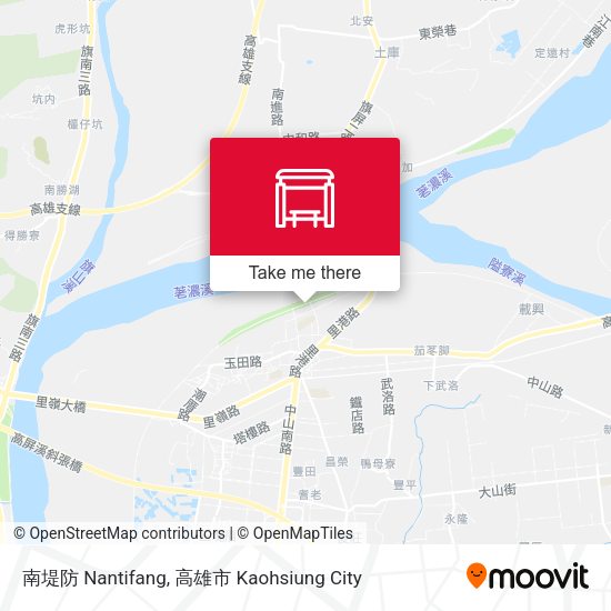 南堤防 Nantifang map