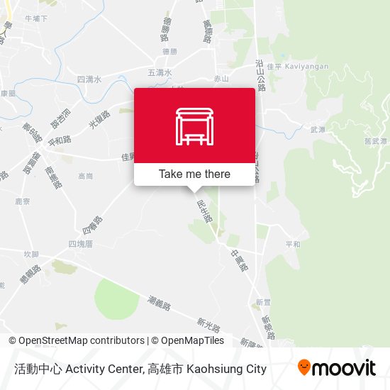 活動中心 Activity Center map