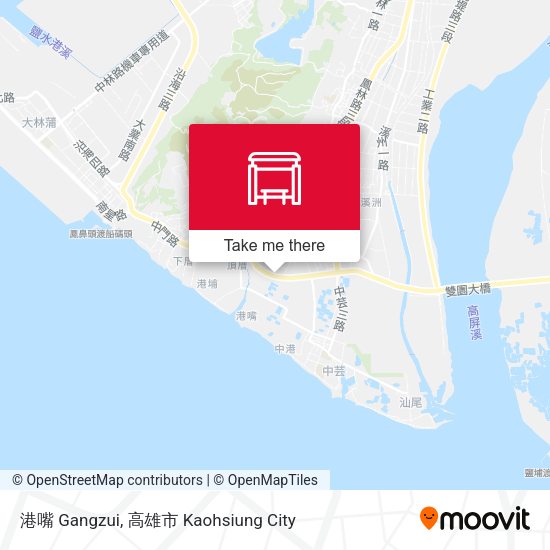 港嘴 Gangzui map