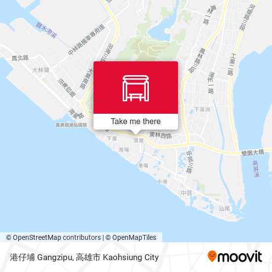 港仔埔 Gangzipu map