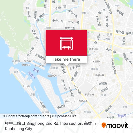 興中二路口 Singjhong 2nd Rd. Intersection地圖