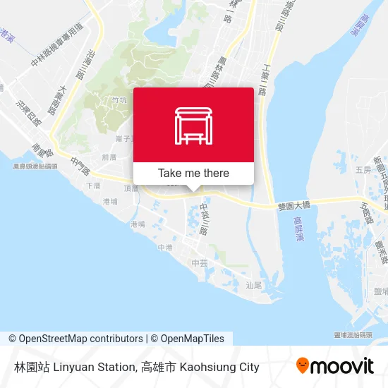 林園站 Linyuan Station地圖