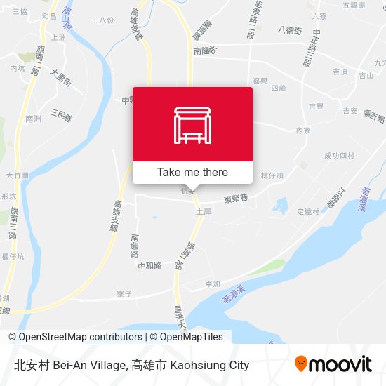 北安村 Bei-An Village map
