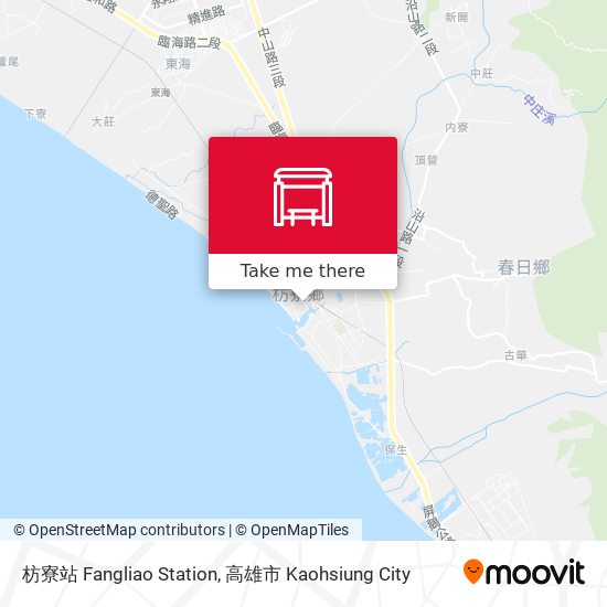 枋寮站 Fangliao Station map