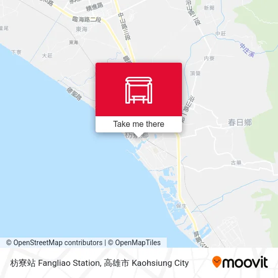 枋寮站 Fangliao Station地圖