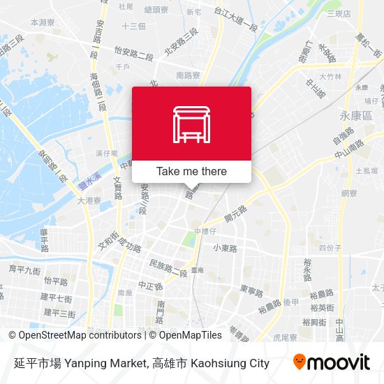 延平市場 Yanping Market map