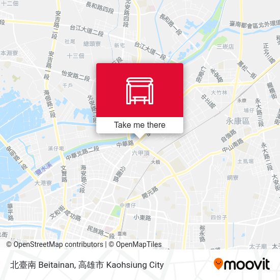 北臺南 Beitainan地圖