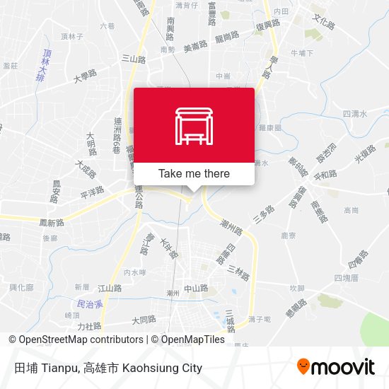 田埔 Tianpu map