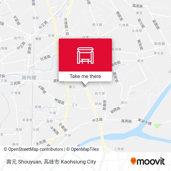 壽元 Shouyuan map