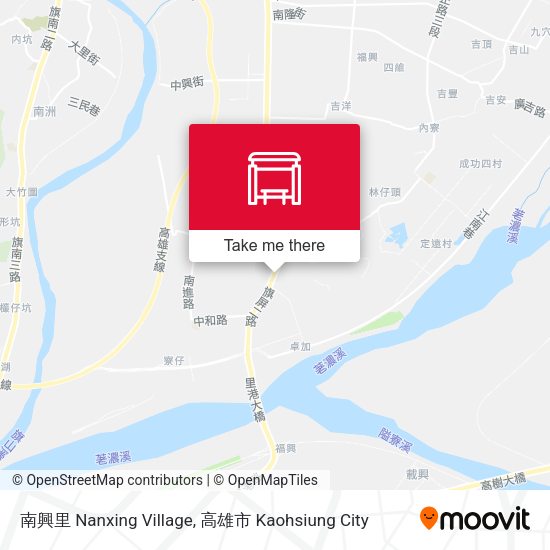 南興里 Nanxing Village map