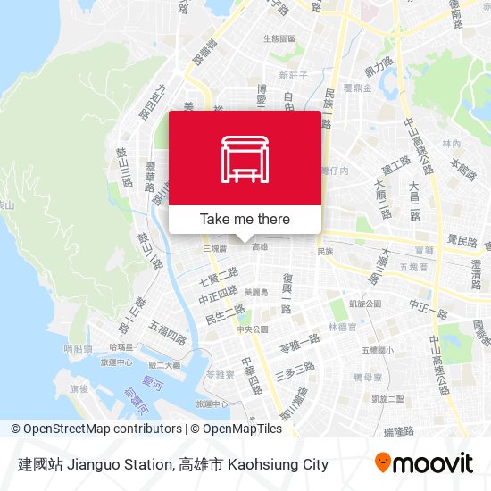 建國站 Jianguo Station地圖