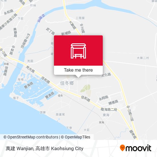 萬建 Wanjian map