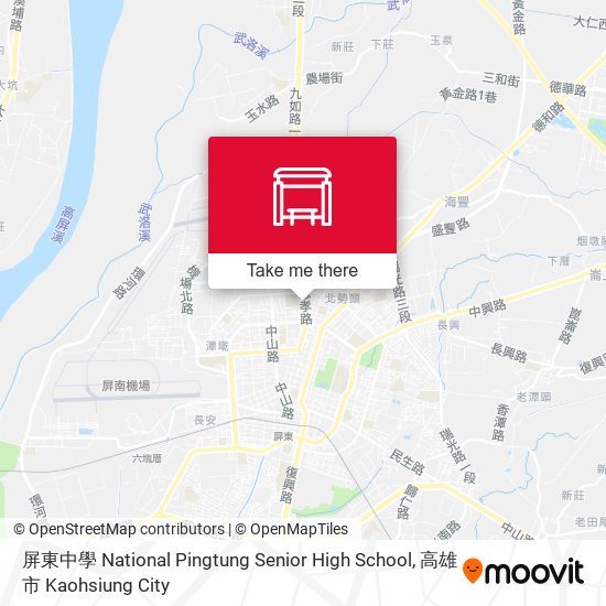 屏東中學 National Pingtung Senior High School地圖