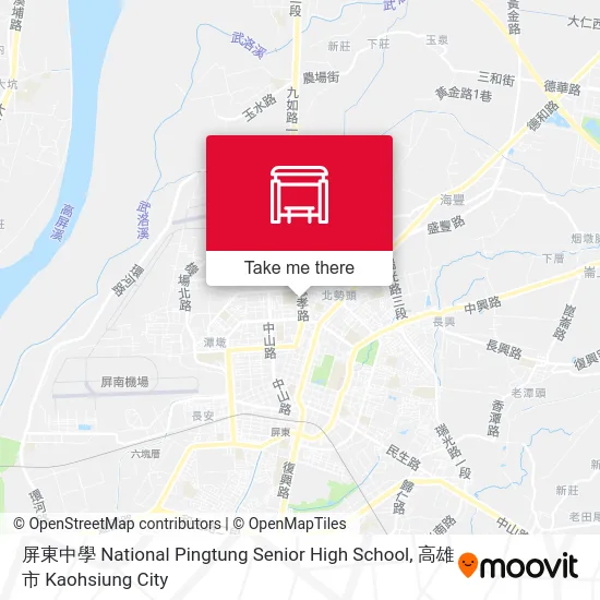 屏東中學 National Pingtung Senior High School map