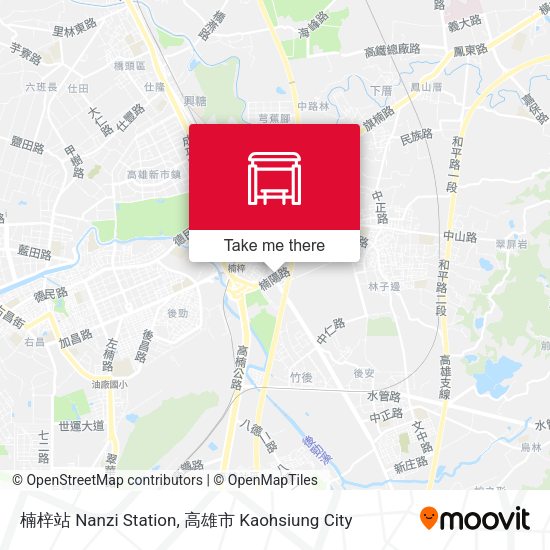 楠梓站 Nanzi Station地圖