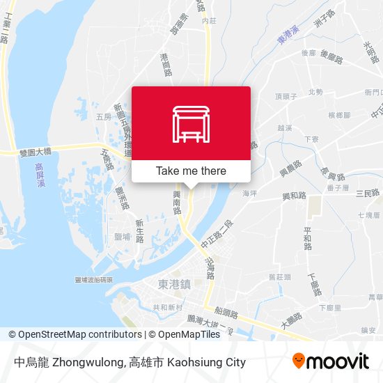 中烏龍 Zhongwulong map