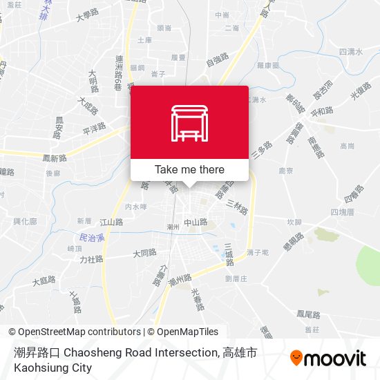 潮昇路口 Chaosheng Road Intersection map
