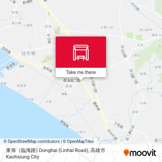 東海（臨海路) Donghai (Linhai Road)地圖