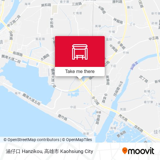 涵仔口 Hanzikou map