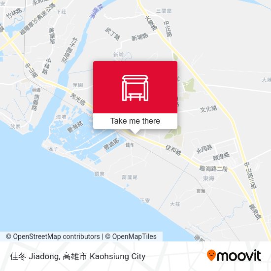 佳冬 Jiadong map