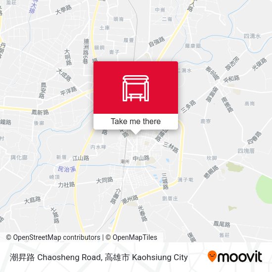 潮昇路 Chaosheng Road map