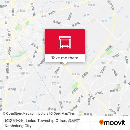 麟洛鄉公所 Linluo Township Office map