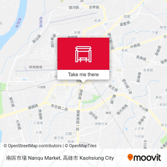 南區市場 Nanqu Market地圖