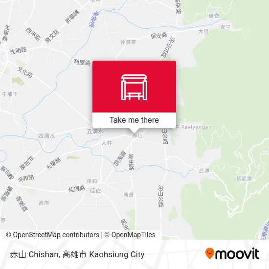 赤山 Chishan地圖