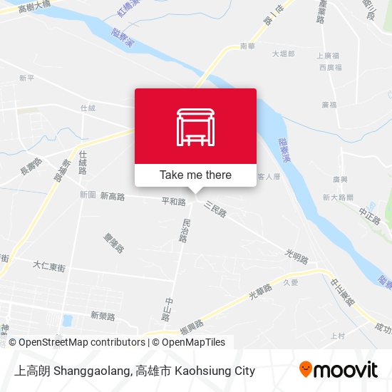 上高朗 Shanggaolang map
