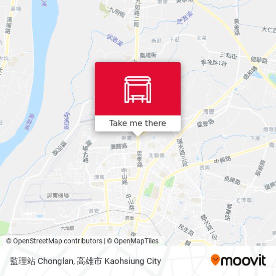 監理站 Chonglan地圖