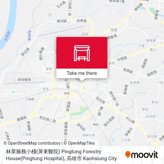 林業服務小棧(屏東醫院) Pingtung Forestry House(Pingtung Hospital)地圖