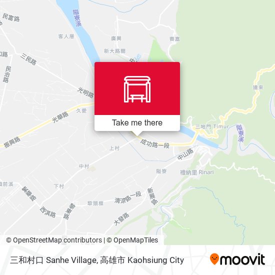 三和村口 Sanhe Village map