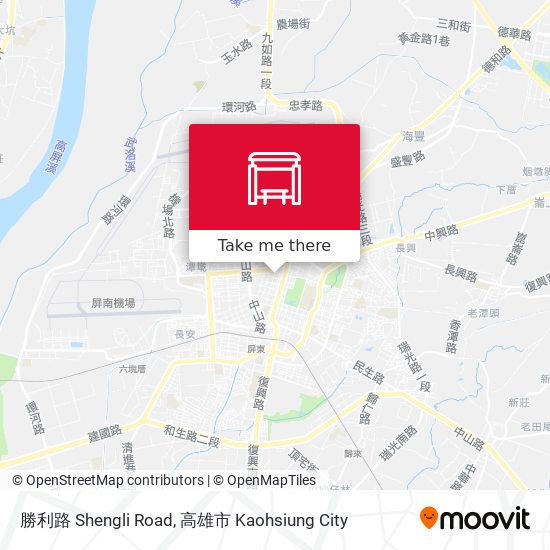 勝利路 Shengli Road map