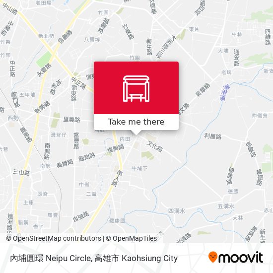 內埔圓環 Neipu Circle地圖