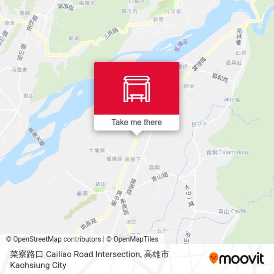 菜寮路口 Cailiao Road  Intersection map