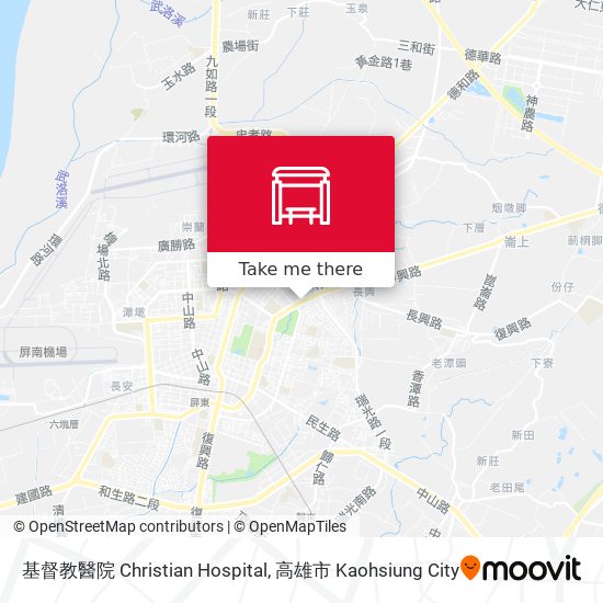 基督教醫院 Christian Hospital map