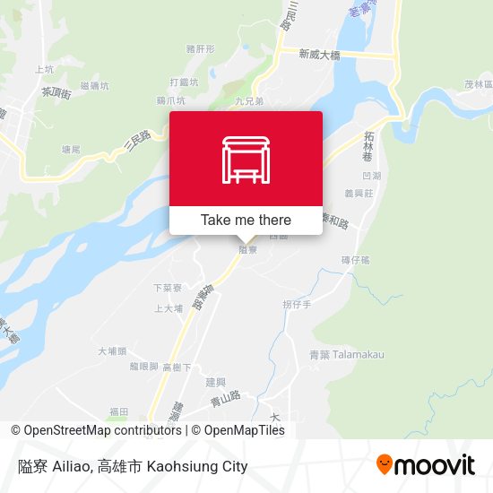 隘寮 Ailiao map