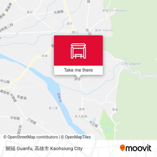 關福 Guanfu map