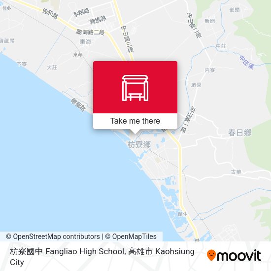 枋寮國中 Fangliao High School map
