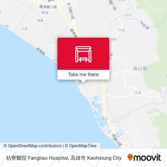 枋寮醫院 Fangliao Hospital map