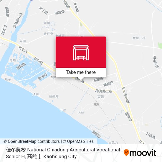 佳冬農校 National Chiadong Agricultural Vocational Senior H map