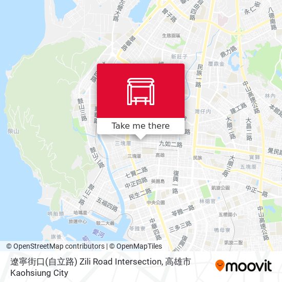 遼寧街口(自立路) Zili Road Intersection map