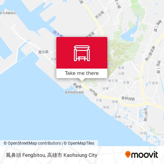 鳳鼻頭 Fengbitou map